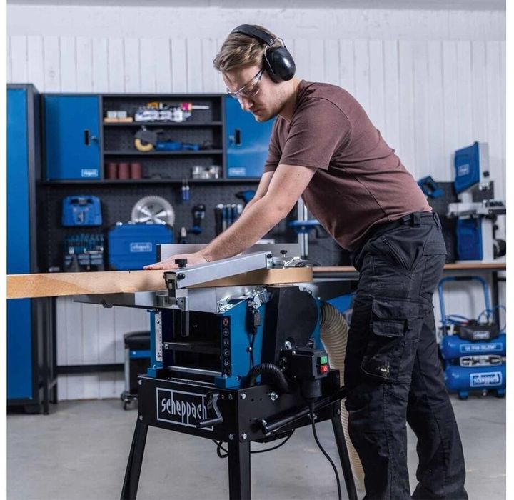 Abricht 2 in 1 masina de rindeluit si de degrosat scheppach hms 1500 .