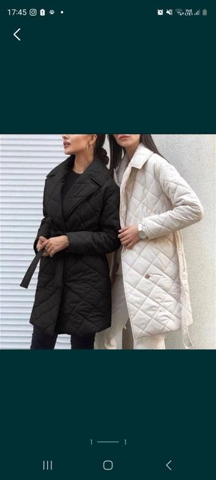 Куртка на весну  цвет белый