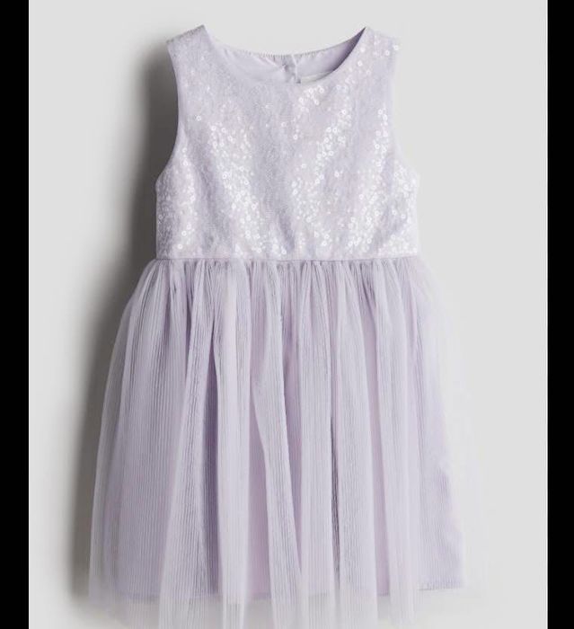 Официална рокля H&M с пайети