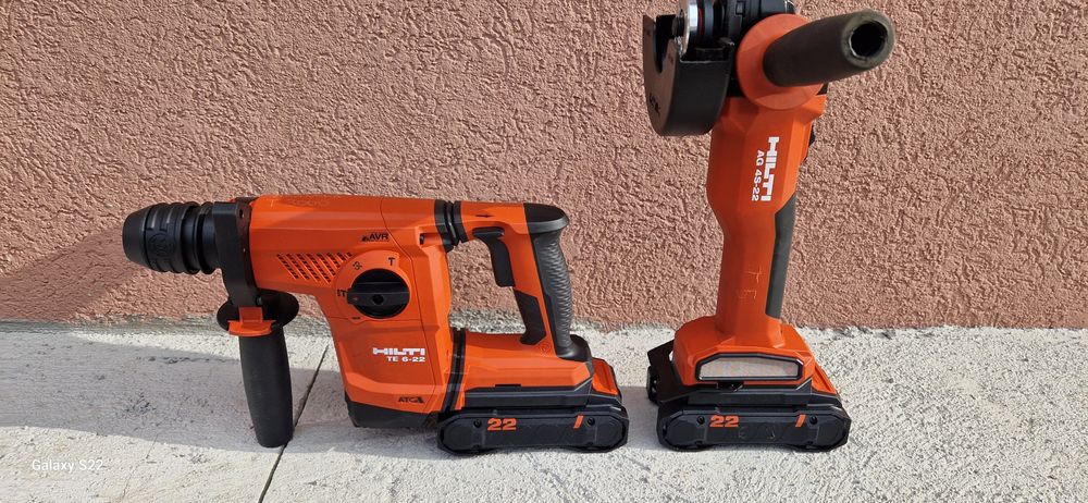 Hilti rotopercutor ,polizor pe acumulatori