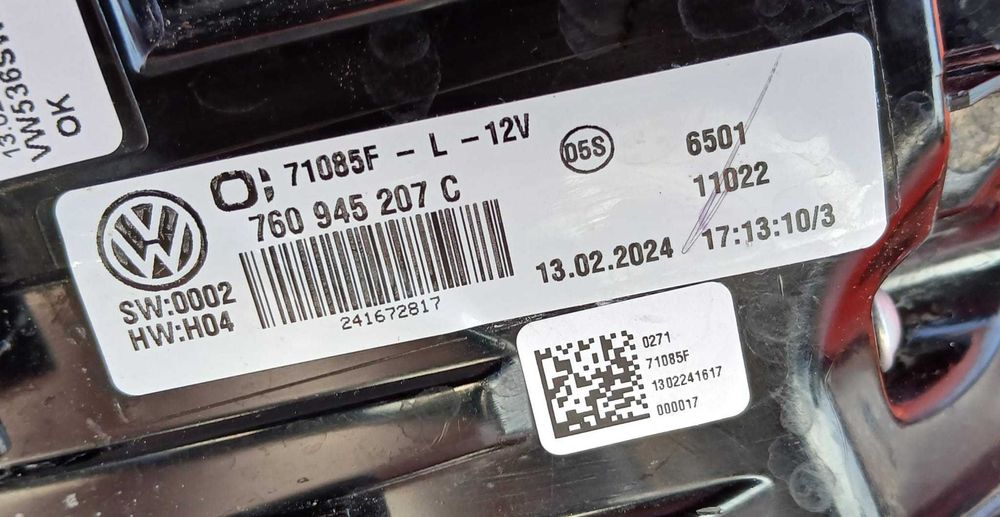 Stop stanga LED Vw Touareg 3 facelift 2023 2024