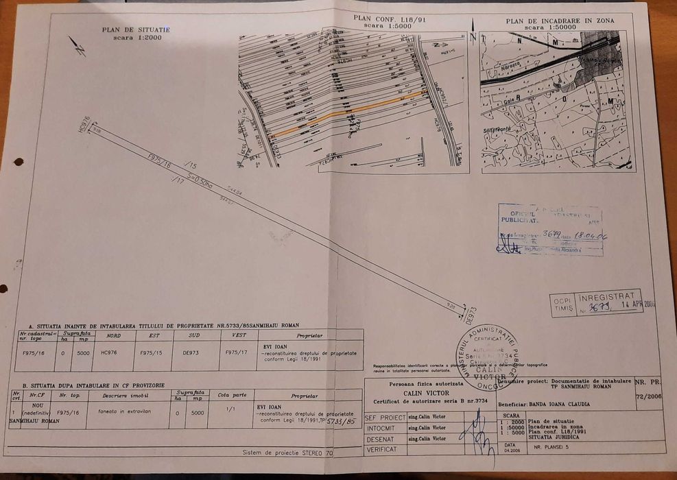 Vand teren extravilan ,faneata