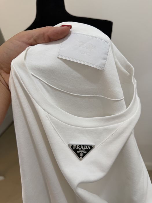 Tricou Prada Alb