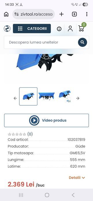 Multifuncțional nou in cutie . Mf 360 cu lama de cositoare si freza  .Garanție 2 ani