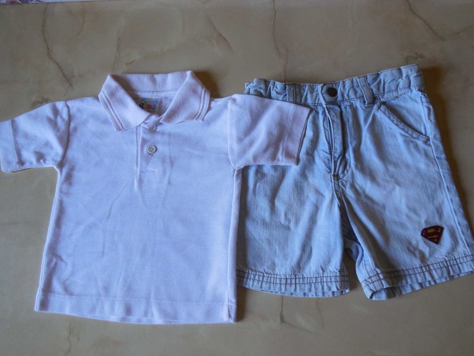 Lot hainute de vara pentru baietel de 9 - 12 luni