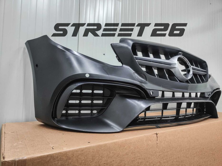 Bara fata E63 AMG E-Class W213 si Difuzor E63 (2016-2020) FULL BLACK