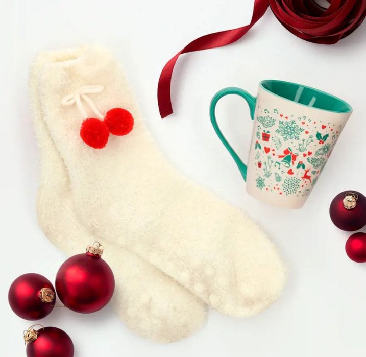 Комплект празнична чаша и чорапи - Орифлейм - Oriflame