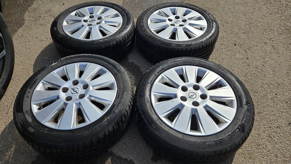 Оригинални джанти Opel 5x110x16"+ гуми Riken 205/55/16 94W XL  DOT21