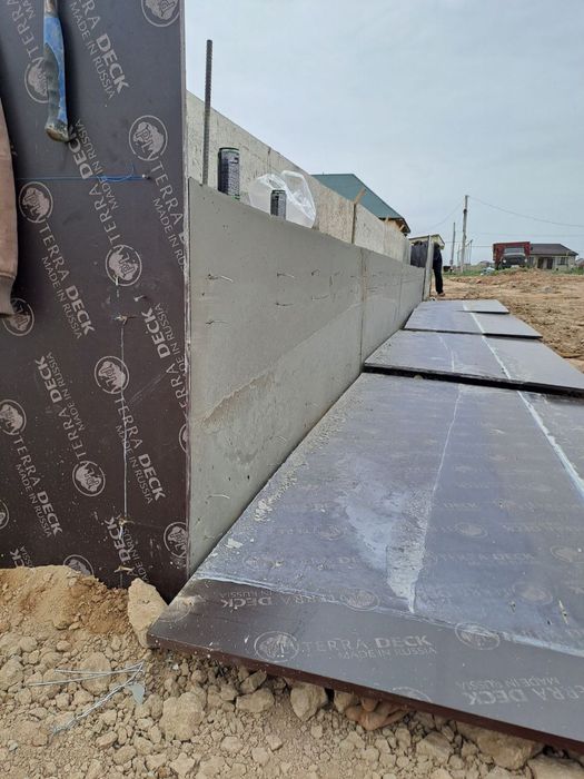 Заливем фундамент бетон