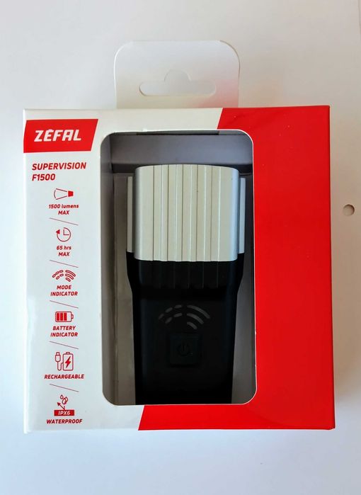 Велосипеден фар Zefal, модел Supervision F1500. Чисто нов!