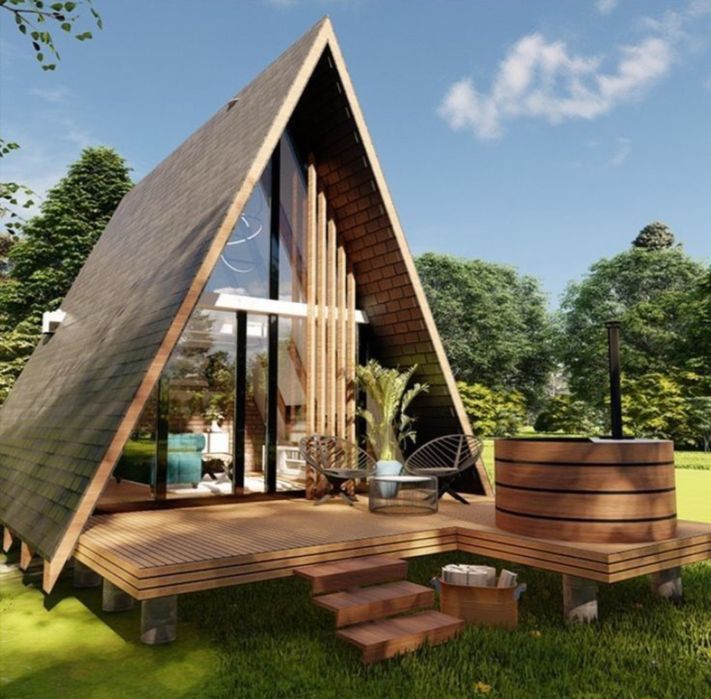 Домики из массива и барнхаус