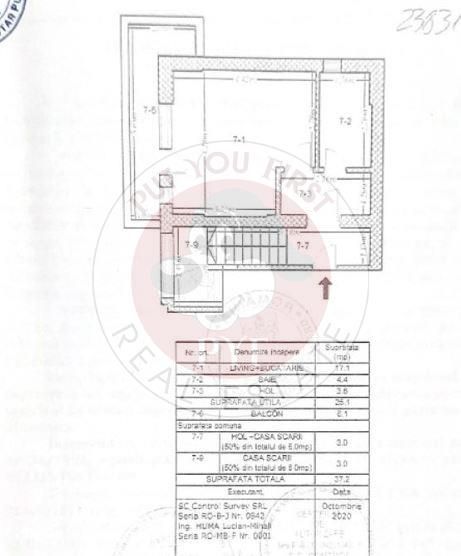 Parc Humulesti | Garsoniera | 31mp | Decomandat | B13022