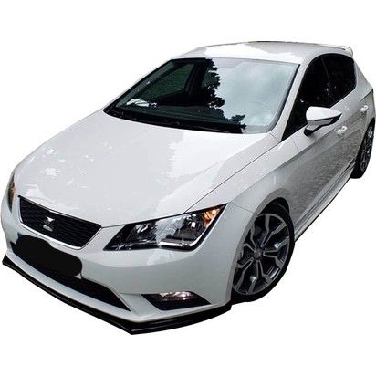Преден лип спойлер за сеат леон мк3 фр / seat leon mk3 lip spoiler fr / добавка за предна броня / нож