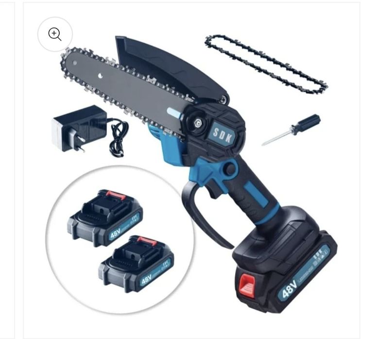 Drujbă Electrică Multifuncțională 550W, 48V – Compactă, Ergonomică, Fără Fir