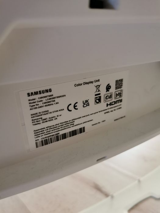 Monitor Gaming Curbat Samsung Odyssey G9 49" – 240Hz, Dual QHD – Stare Impecabilă
