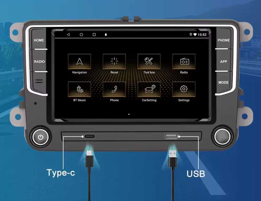 Navigatie Vw, Skoda, Seat, Ecran de 7inch, 2G+ 32G, MONTAJ INCLUS