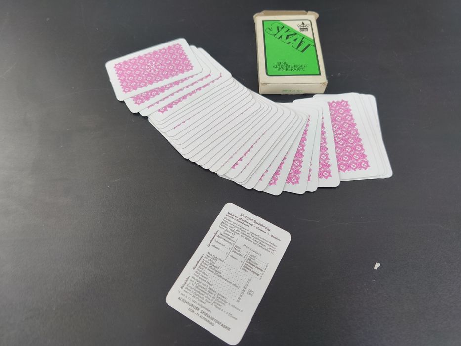 Немски карти за игра Coeur Skat  GDR ГДР