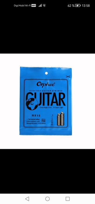 Corzi chitara electrica. Ernie Ball. Elixir. Orphee. Irin. Focsani • OLX.ro