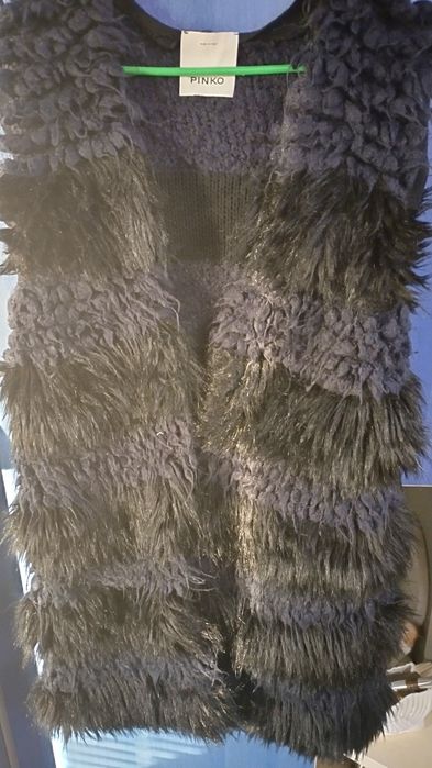 Дамски елек с косъм PINKO