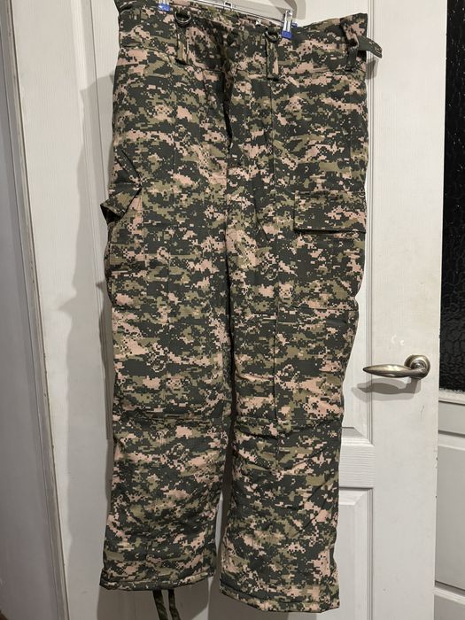 Камуфляж зимний бушлат