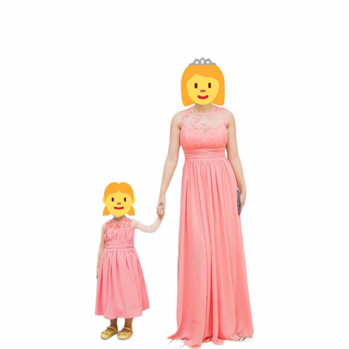 Платья мама и дочка. Family look