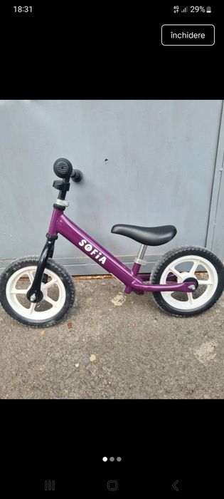 Bicicleta de echilibru personalizata