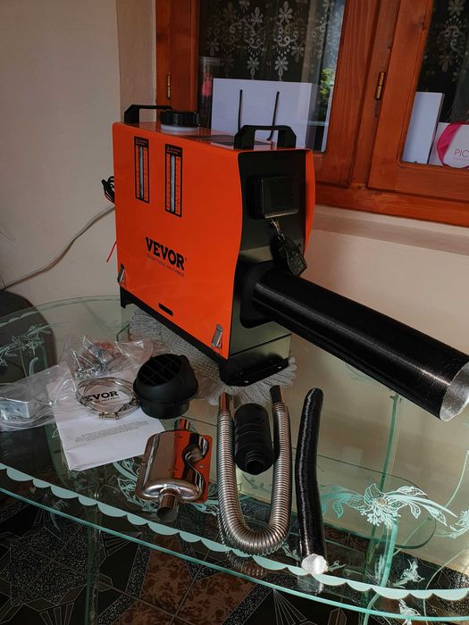 Sirocou 8kw 12v 15a Rezervor Motorina 5L Afisaj LCD Consum 0.1-0.5 L/h