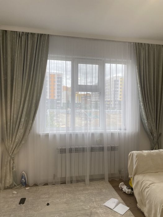 Продам ковер, тюль и шторы