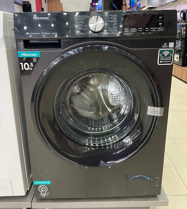 Стиральная машина Hisense (10.5кг) INVERTER+Steam Connect Life