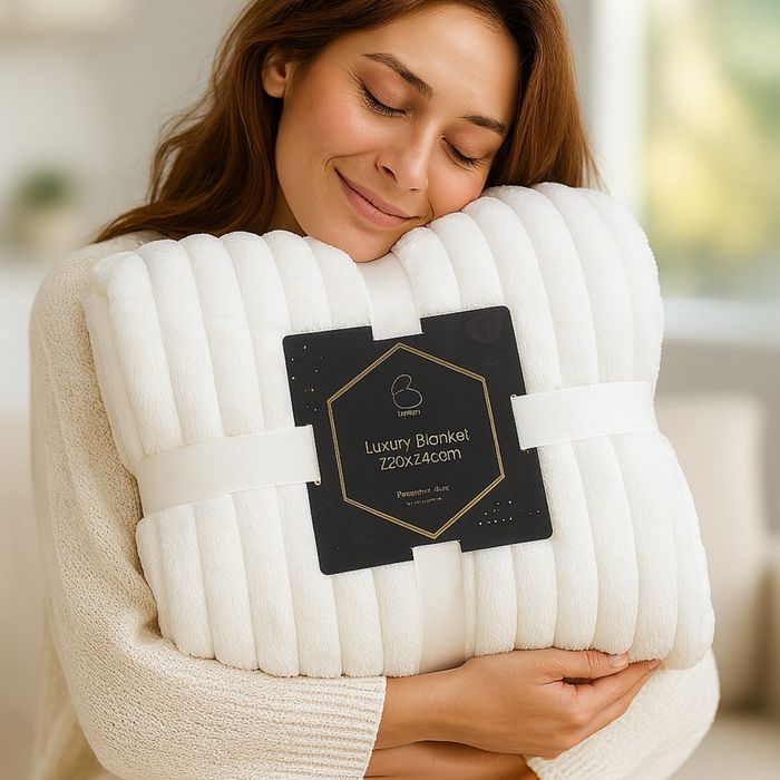 Голямо меко, двулицево одеяло