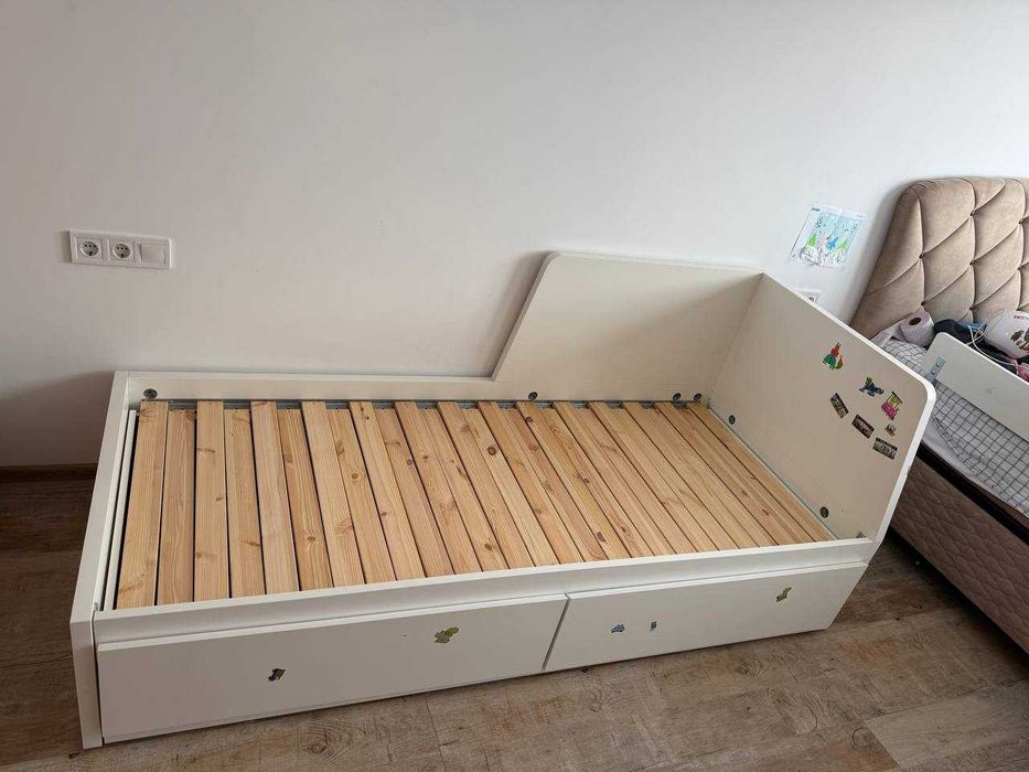 Детско легло / кушетка с 2 чекмеджета, 80 × 200 см (IKEA)