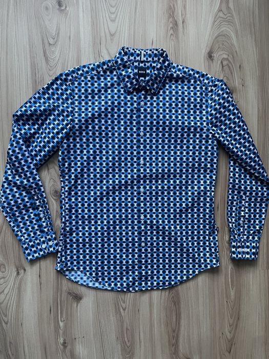 HUGO BOSS / мъжка ризa-slim fit L