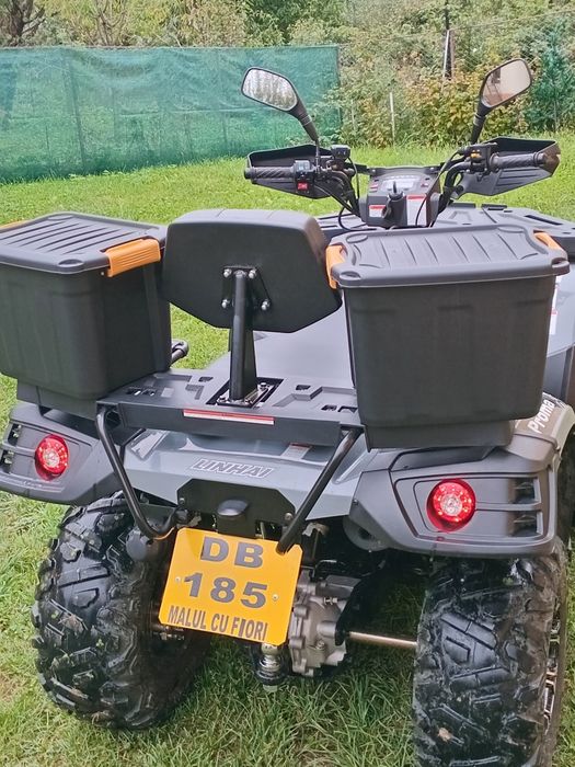 Vand Atv Promax 370 bine intretinut,fabricat 2023 inscris la primarie .Putere 21cp ,1100km, telef 0770398972 .Pret 3590 euro.