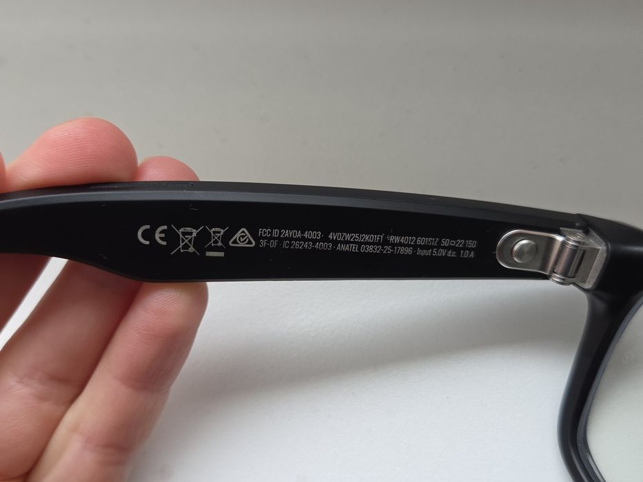 Ray-Ban Meta Wayfarer Gen 2 Черен Мат Фотохромни