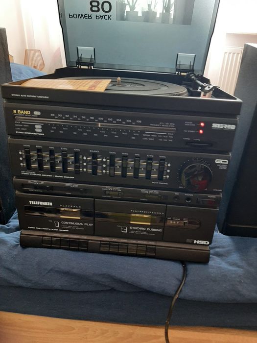 Pickup cu radio si casetofon cu boxe  Telefunken