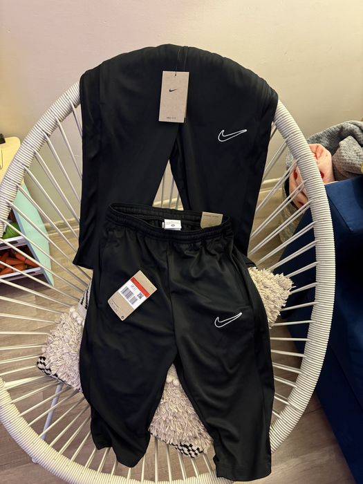 Nike dri fit клин 3/4 черен долнище