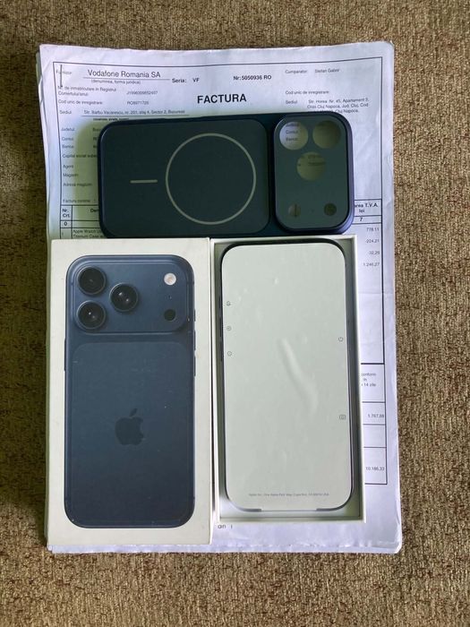 Vand ipphone 17 pro nou  44 de cicuri