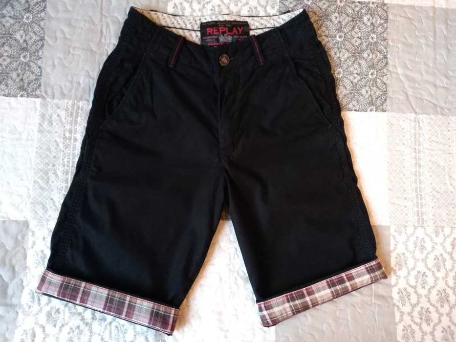 Къси мъжки панталони Replay /Риплей,100% оригинал