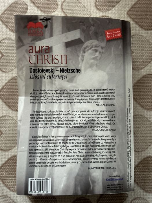 Dostoievski-Nietzsche. Elogiul suferintei De (autor): Aura Christi