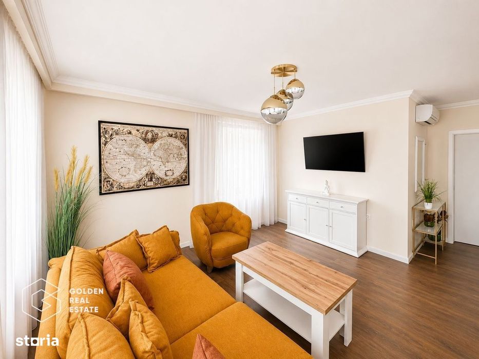 Apartament premium, zona Subcetate, 3 camere, 2 bai, loc parcare, sala
