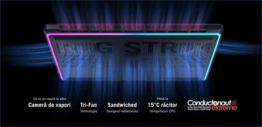 NOU-ASUS ROG SCAR G18,RTX 5090,Intel Ultra 9, 64GB, 2TB, garanție 3 ani