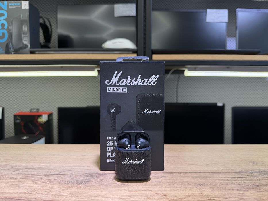 Беспроводные наушники Marshall Minor III, черные, 1560/А10