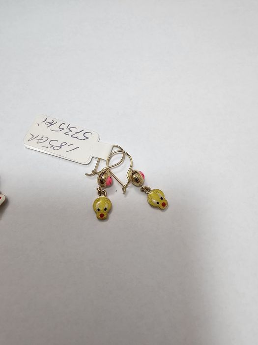 Cercei aur 14 kt pentru copii