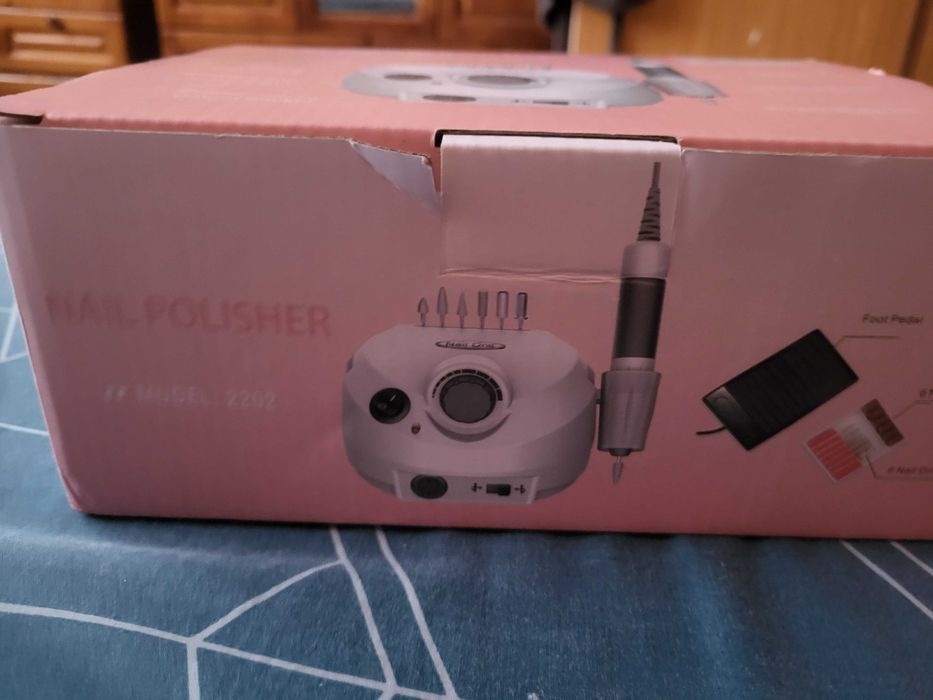 Професионална нова машина за педикюр и маникюр-70лв с гаранция