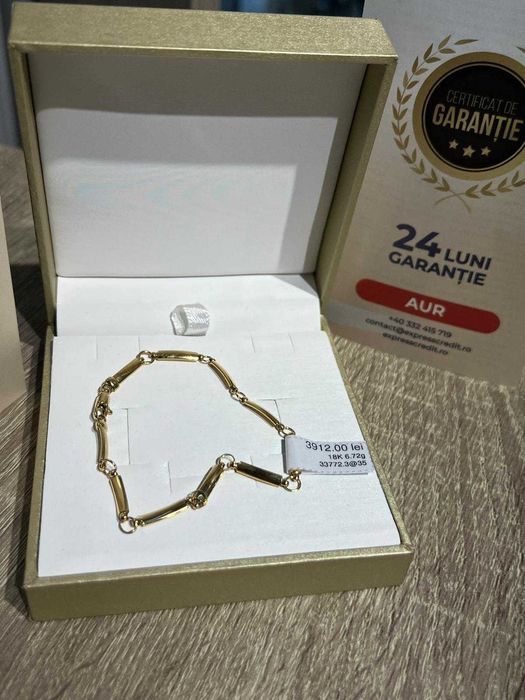 (AG42) Bratara aur 18k * 2 ani garantie* RIDICARE DIN AGENTIE b33772.3