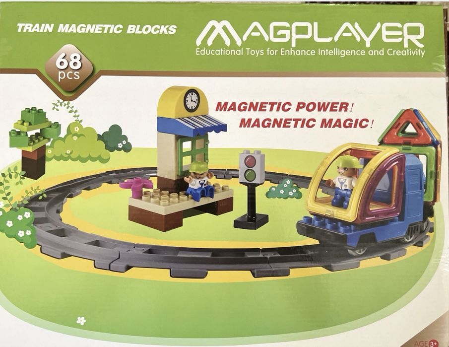 Trenulet magnetic-Magplayer