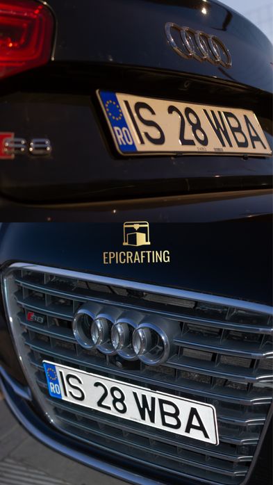 ULTRA SLIM magnet, suport numere inmatriculare MAGNETIC neodim n52 SUA