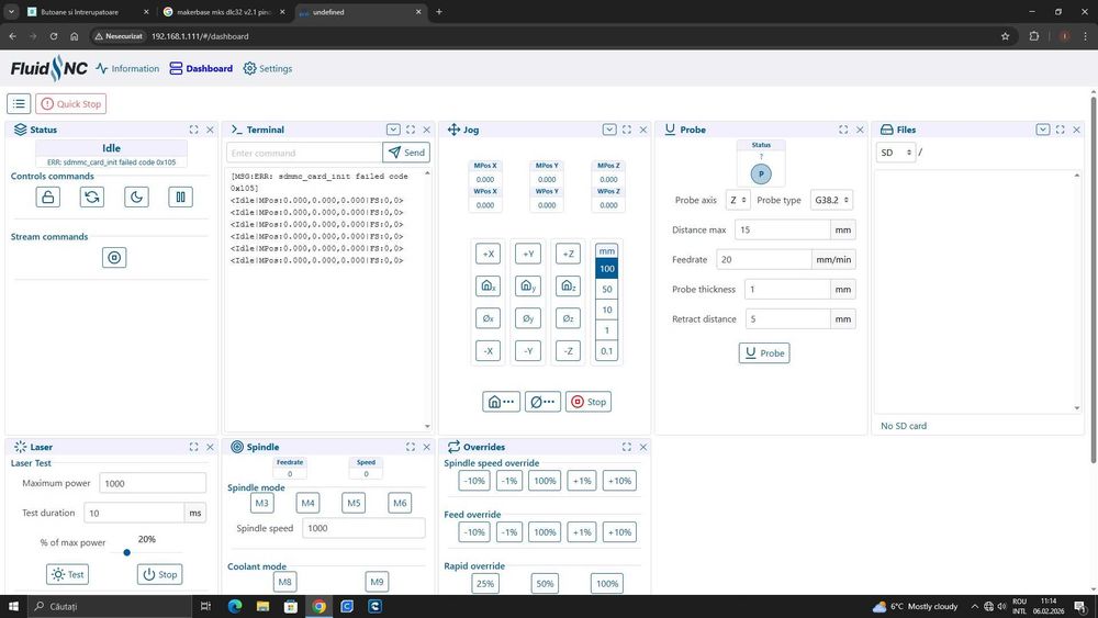 Makerbase mks dlc32 v2.1 placa control laser