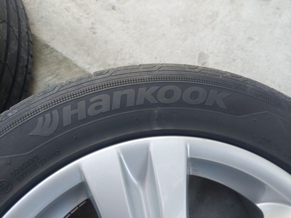 Jante 16' originale Bmw cu anvelope Hankook  205 55 R16