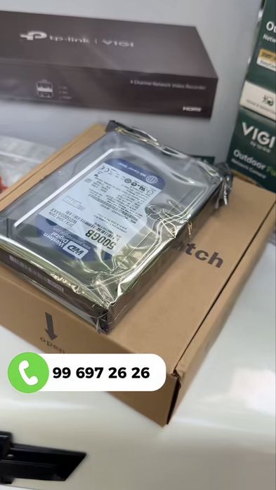 Tplink VIGI 4mp 4ta rangli kamera kamplekt